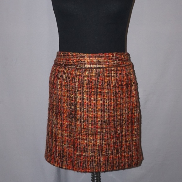 Outback Red Dresses & Skirts - Outback Red Wool Plaid Mini Skirt - Size 12